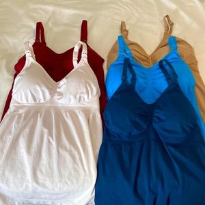 Maternity and Nursing Tank Top Lot Medium and Large